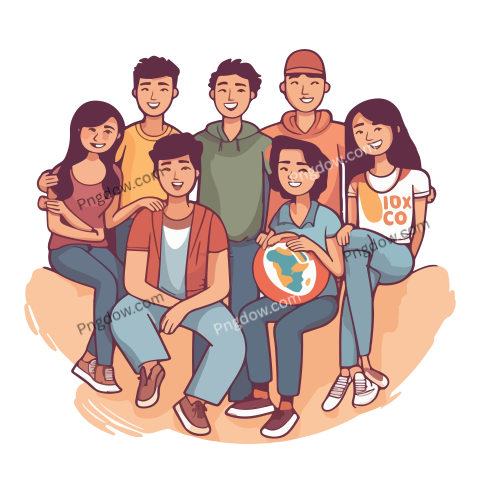 Celebrate International Friendship Day With People, with a Free Transparent Background Image, (16)