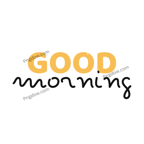 Cute Furniture Sticker Good Morning