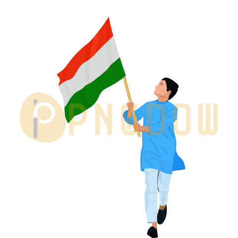 India 76th Independence Day, transparent background for Free