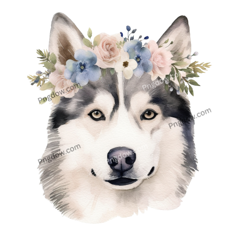 Husky transparent background image for Free, Illustration, (15)