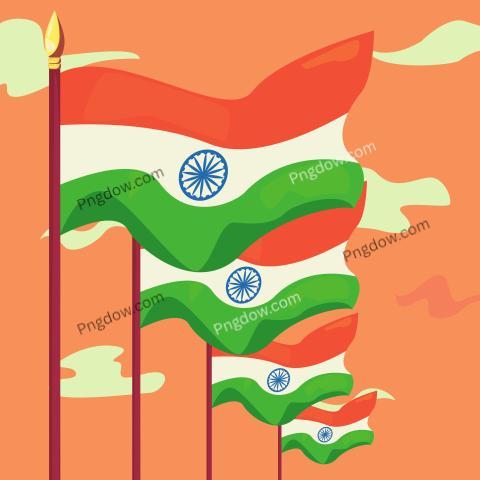 Indian Happy Independence Day Vector Ilustration, (2)