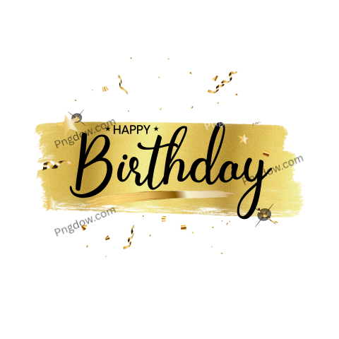 Typography Of Happy Birthday%0AGolden With Black Brush Luxury%0ADesign, Happy Birthday, Happy%0ABirthday Lettering, Happy Birthday%0AGolden PNG and Vector with%0ATransparent Background for Free%0ADownload (12)