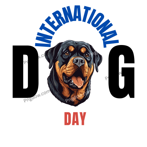 international dog day, Rottweiler Dog Vector