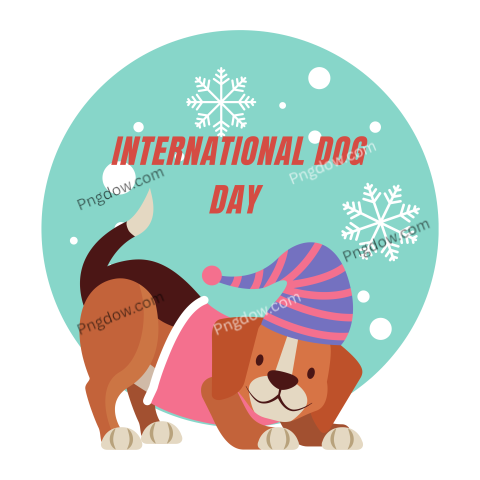international dog day transparent Background free