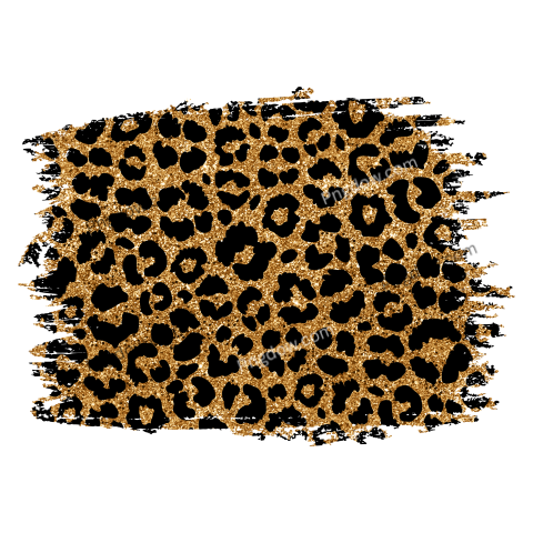 Distressed Leopard Print, transparent Background image free