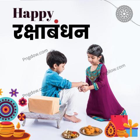 Simple Happy Raksha Bandhan Instagram Post