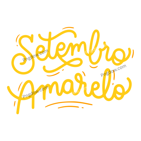 Setembro amarelo Png transparent Background for free, (28)