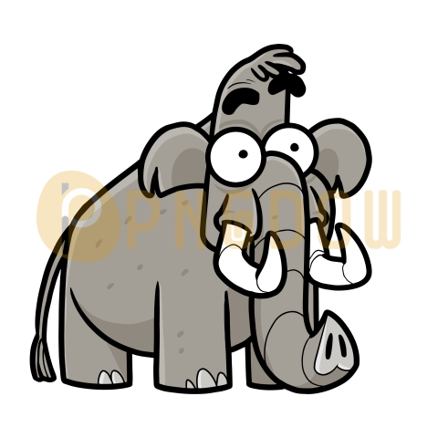 Mammoth Png transparent Background, free illustration, (14)