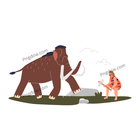Mammoth Png transparent Background, free illustration, (26)
