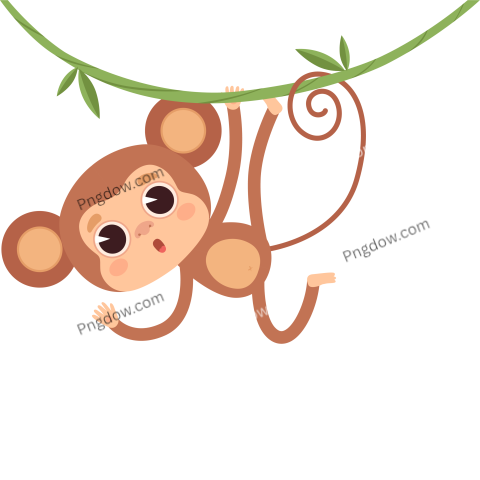 Monkey Png, transparent Background, free illustration, (19)
