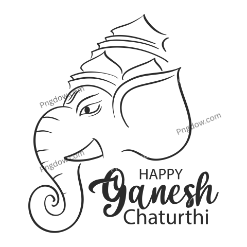 Get Free Ganesh Chaturthi PNG Image for Festive Celebrations , (44)