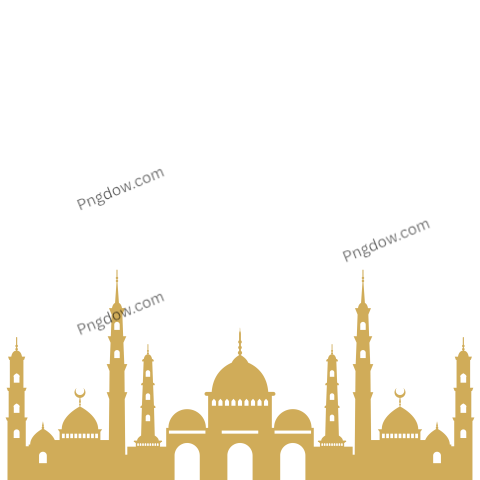 Mosque or masjid Silhouette for Free