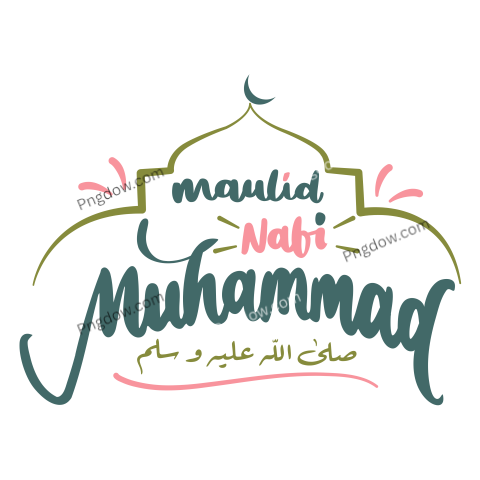 Greeting text of maulid nabi muhammad saw png images