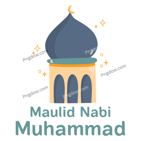 Maulid Nabi Muhammad transparent background for Free