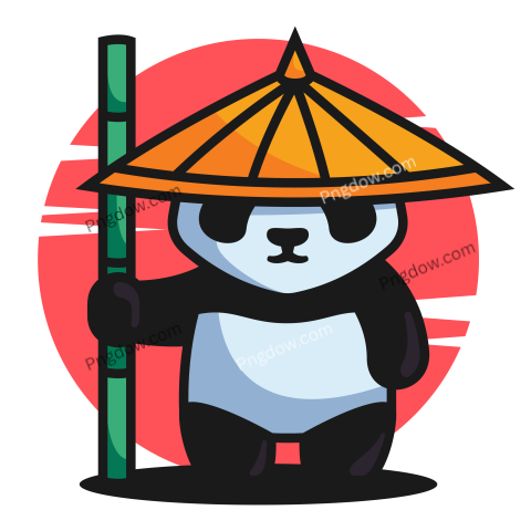 Panda Logo transparent background