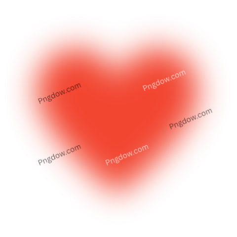 Red Heart Gradient Blur