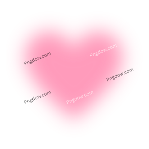 Pink Heart Gradient Blur