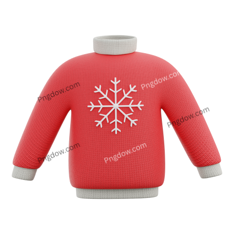 3D Christmas Sweater Illustration