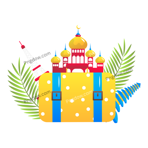 World tourism day, transparent background for Free