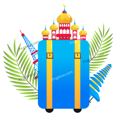 World tourism day, Png transparent background