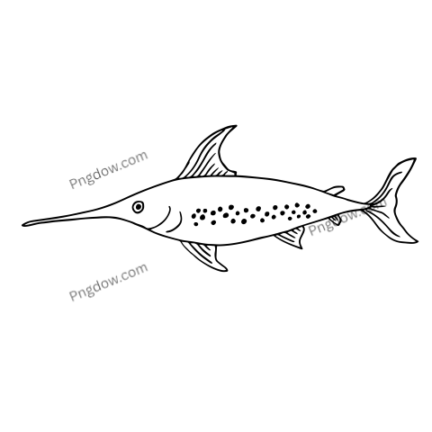 Swordfish Icon transparent background