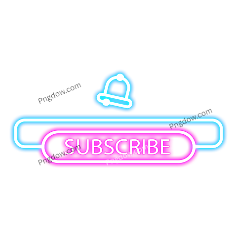 Subscribe Button Neon