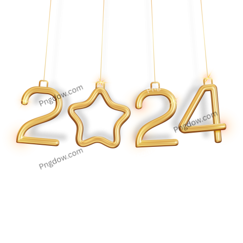 2024 New Year Png image free
