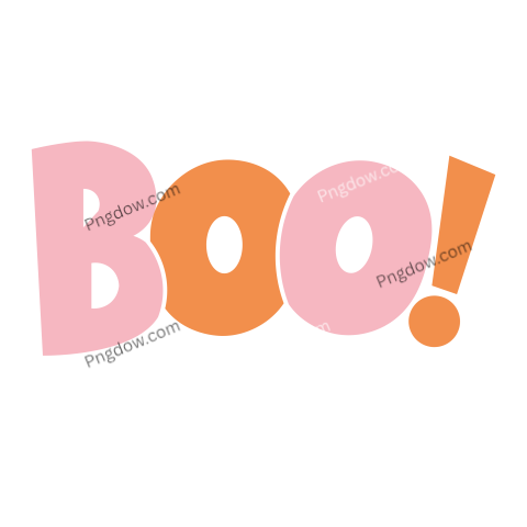 Halloween Boo Lettering