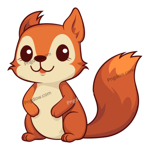Cute Squirrel Illustration