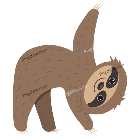 Sloth Does Yoga transparent background