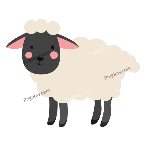 Illustration of a Lamb transparent background
