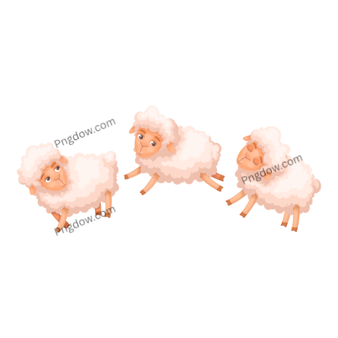 Cute Sheep Jump Set