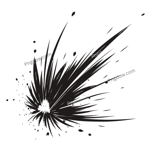 Comet with a Heart, transparent background