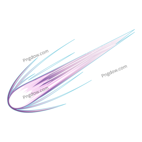 Asteroid falling on white background