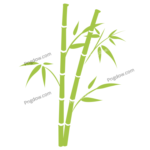 Bamboo Plant Flat Icon