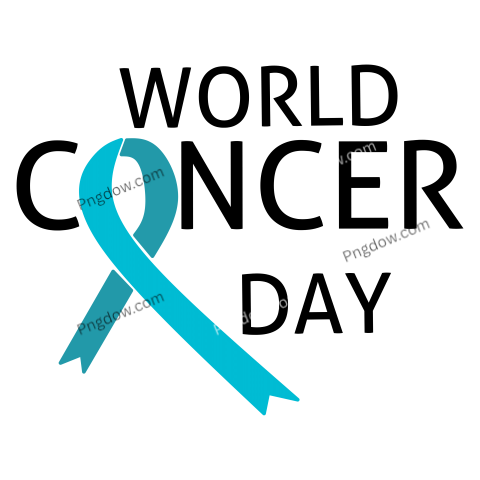 World cancer day commemorative element design collection