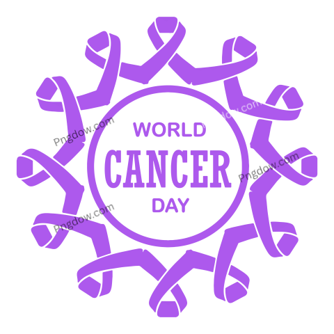 World cancer day Png image for free