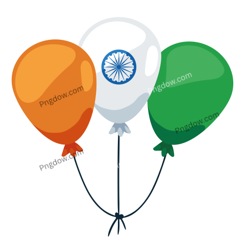 Republic day india balloons