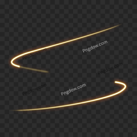 Glowing Swirly Lines transparent background