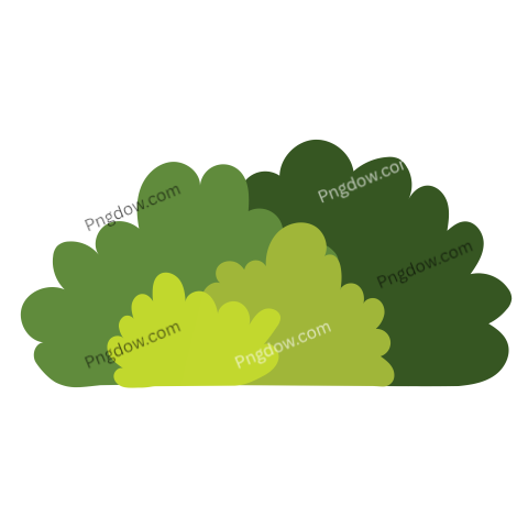 Bush flat illustration for free