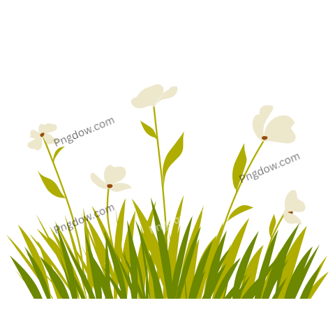Bush with flower illustration for free