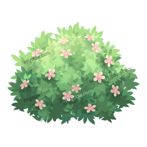 Bush with Flowers