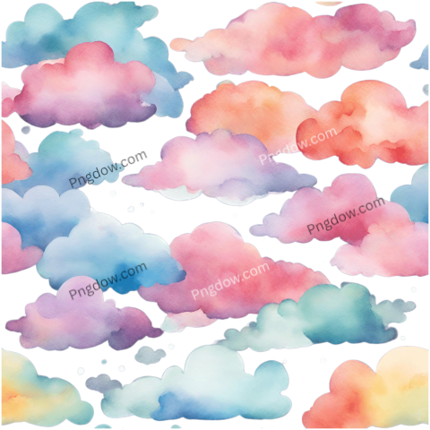 Vibrant and Transparent Rain Cloud Icon Image in PNG Format free