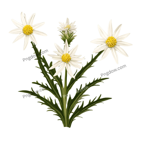 Edelweiss clipart for PNG