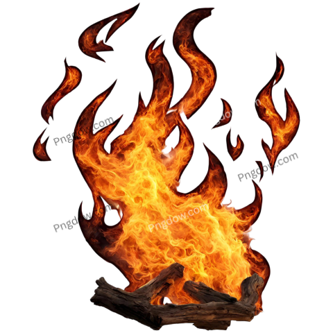 Stunning Fire PNG Image with Transparent Background Download Now