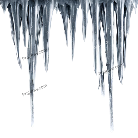High Quality Icicles PNG Image with Transparent Background