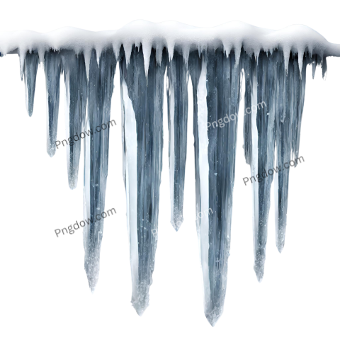 Download Stunning Icicles PNG Image with Transparent Background