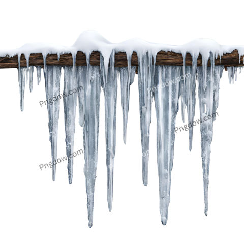 Stunning Icicles PNG Image with Transparent Background Free Download