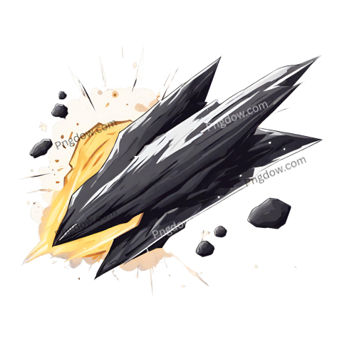 Meteor PNG image with transparent background, edelweis