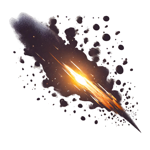 Meteor PNG image with transparent background Meteor PNG